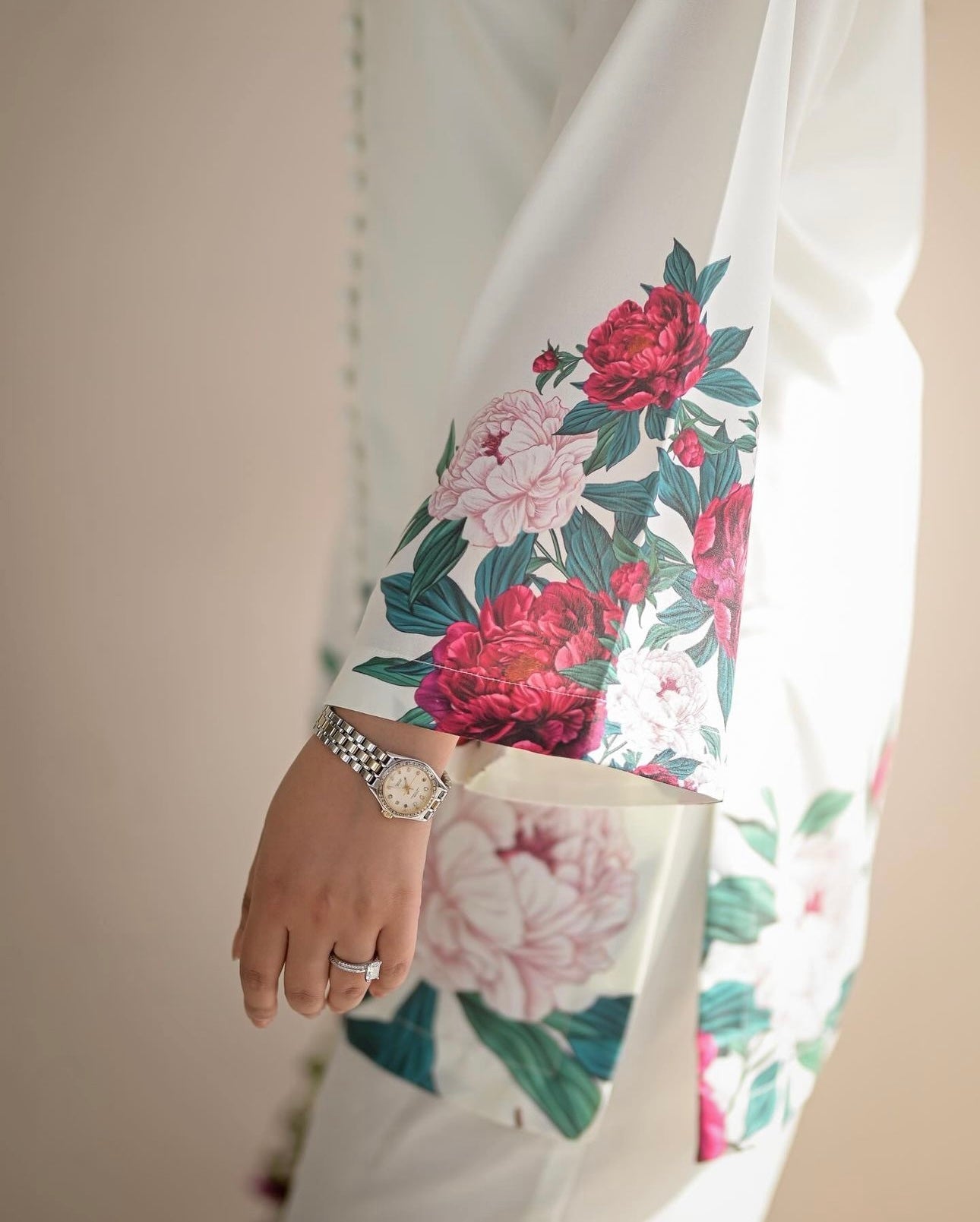 Floral Digital Print 2Pcs