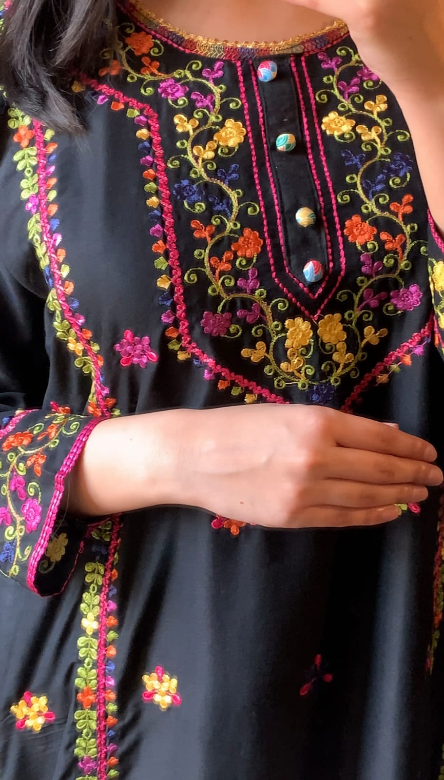 Jasmine Embroidery Long Lenth 2Pc