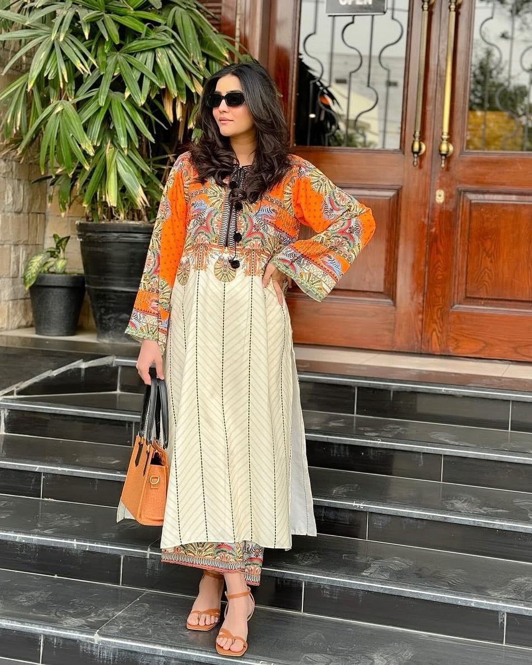 Hira Digital Print Premium Poly Lawn